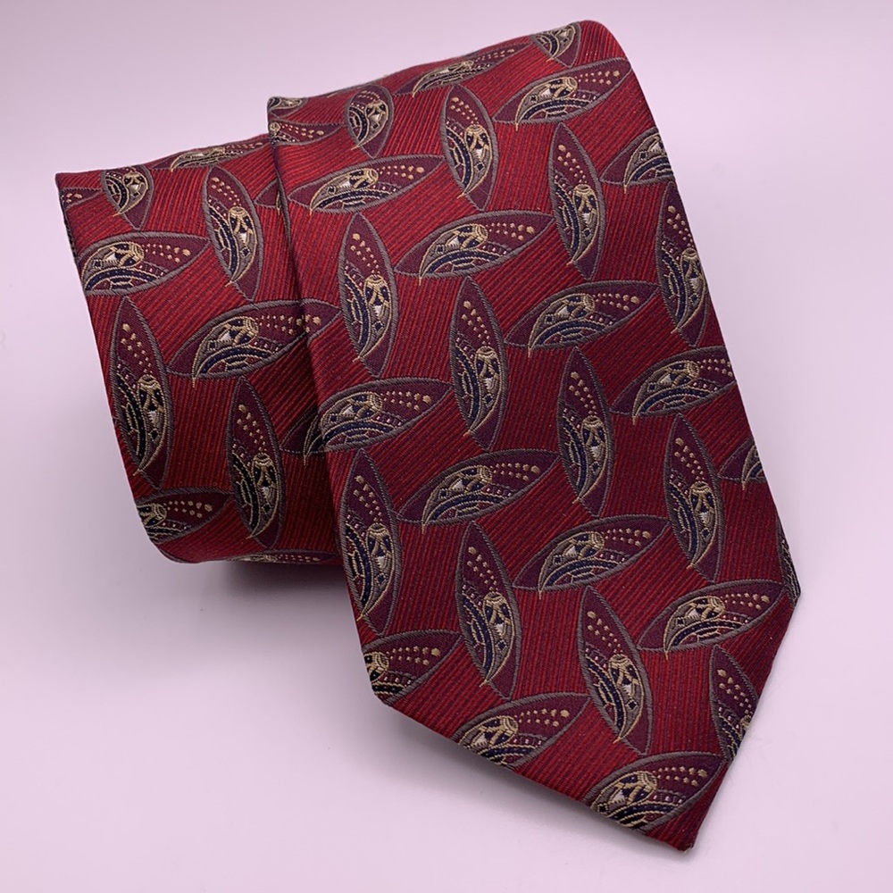 Burberrys of London Luxury Silk Tie. Made in Italy. VTG - Picture 7 of 8